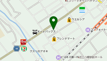 [EV]ココス近江八幡店の地図画像