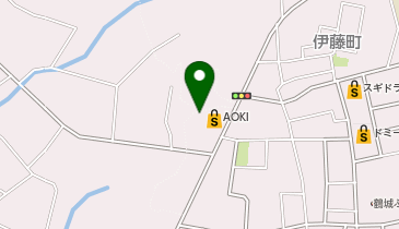 [EV]AOKI西尾本店の地図画像