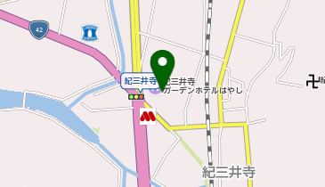 [EV]紀三井寺ガーデンホテルはやしの地図画像