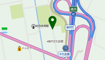 [EV]湯沢市総合体育館の地図画像