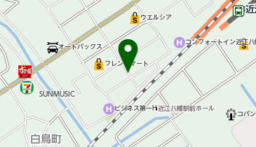 [EV]フレンドマート八幡鷹飼店の地図画像