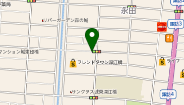 [EV]フレンドマート深江橋店の地図画像