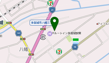 [EV]ホテルルートイン多賀城駅東の地図画像