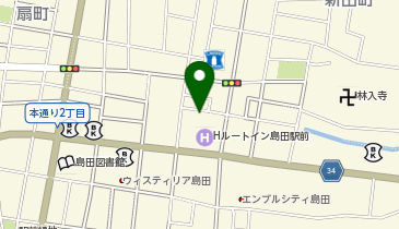 [EV]ホテルルートイン島田駅前の地図画像