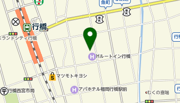 [EV]ホテルルートイン行橋の地図画像