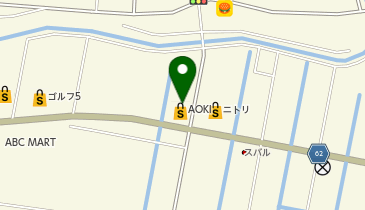 [EV]AOKI浜松入野店の地図画像