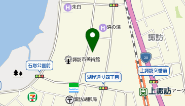 [EV]ホテルルートイン上諏訪の地図画像