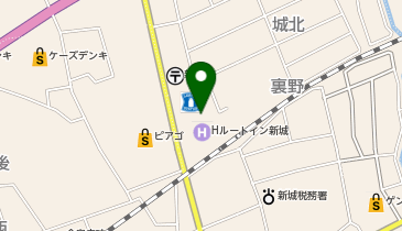 [EV]ホテルルートイン新城の地図画像