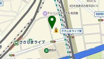 [EV]マーケットスクエアささしまの地図画像