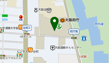 [EV]大阪府庁駐車場(本館西側)の地図画像