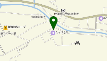 [EV]あつみ温泉 たちばなやの地図画像