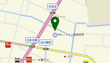 [EV]ホテルルートイン南四日市の地図画像