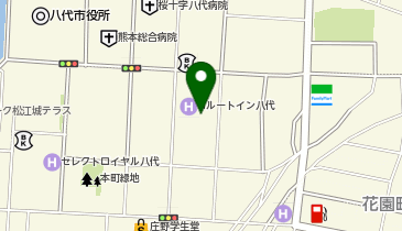 [EV]ホテルルートイン八代の地図画像