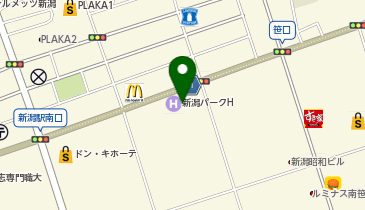 [EV]新潟パークホテルの地図画像