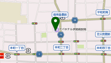 [EV]アパホテル伊勢崎駅南の地図画像