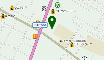 [EV]ホテルルートインひたちなかの地図画像