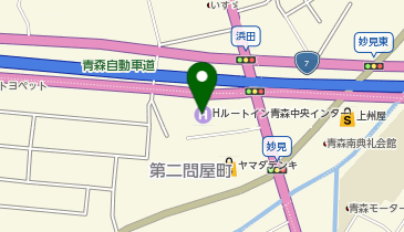 [EV]ホテルルートイン青森中央インターの地図画像