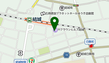 [EV]ホテルクラウンヒルズ結城駅前の地図画像
