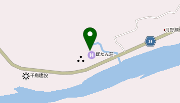 [EV]南紀月の瀬温泉ぼたん荘の地図画像
