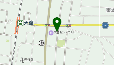 [EV]天童セントラルホテルの地図画像