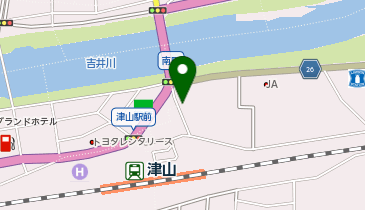 [EV]ホテルルートイン津山駅前の地図画像