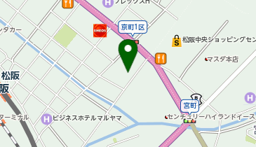 [EV]ホテルルートイン松阪駅東の地図画像