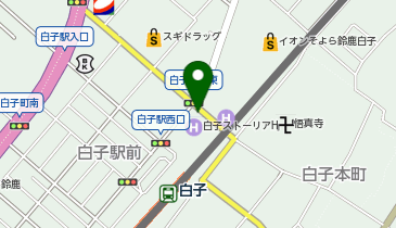 [EV]白子ストーリアホテルの地図画像