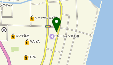 [EV]ホテルルートイン大船渡の地図画像