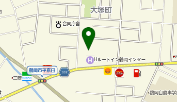 [EV]ホテルルートイン鶴岡インターの地図画像