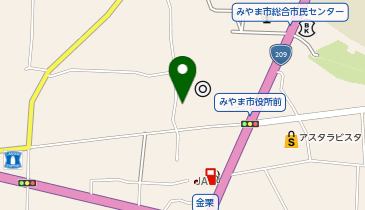 [EV]みやま市役所本庁の地図画像