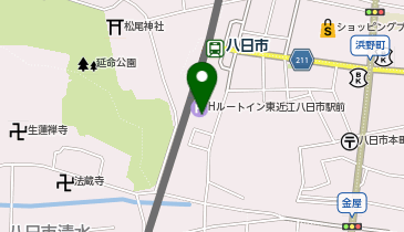 [EV]ホテルルートイン東近江八日市駅前の地図画像