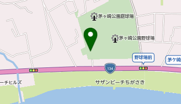 [EV]茅ヶ崎公園野球場の地図画像