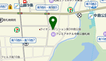 [EV]プレミアホテル 中島公園 札幌の地図画像