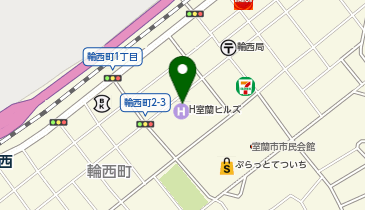 [EV]ホテル室蘭ヒルズの地図画像