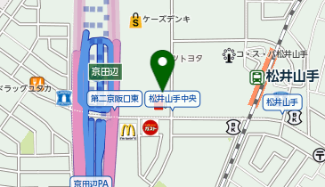 [EV]松井山手SS前の地図画像