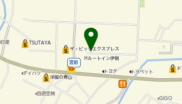 [EV]ホテルルートイン伊勢の地図画像