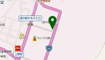 [EV]ホテルルートインGrand秩父の地図画像