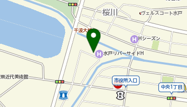 [EV]水戸リバーサイドホテルの地図画像