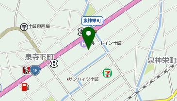 [EV]ホテルルートイン土岐の地図画像