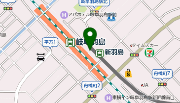 [EV]羽島こうか駐車場の地図画像