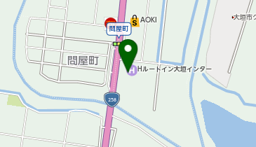 [EV]ホテルルートイン大垣インターの地図画像