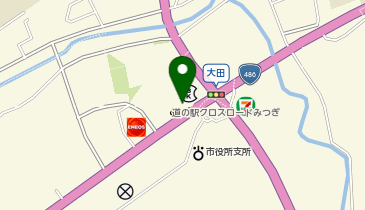 [EV]道の駅 クロスロードみつぎの地図画像