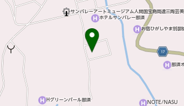 [EV]ホテルサンバレー那須 フォレストヴィラの地図画像