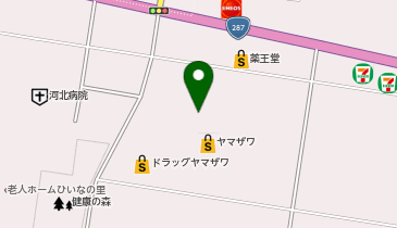 [EV]サンデー河北谷地店の地図画像