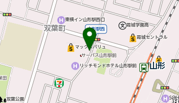 [EV]ホテルルートイン山形駅前の地図画像