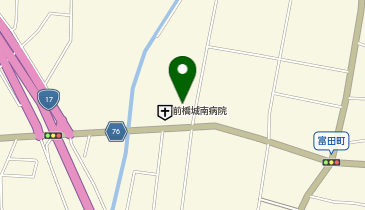 [EV]前橋城南病院の地図画像
