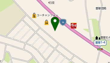 [EV]マルハン美しが丘店の地図画像