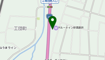 [EV]ホテルルートイン妙高新井の地図画像