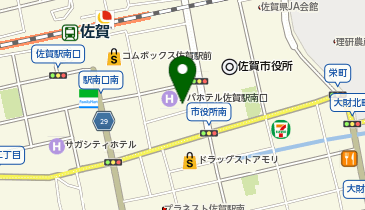 [EV]アパホテル佐賀駅南口の地図画像