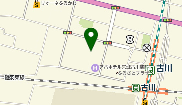 [EV]ホテルルートイン古川駅前の地図画像